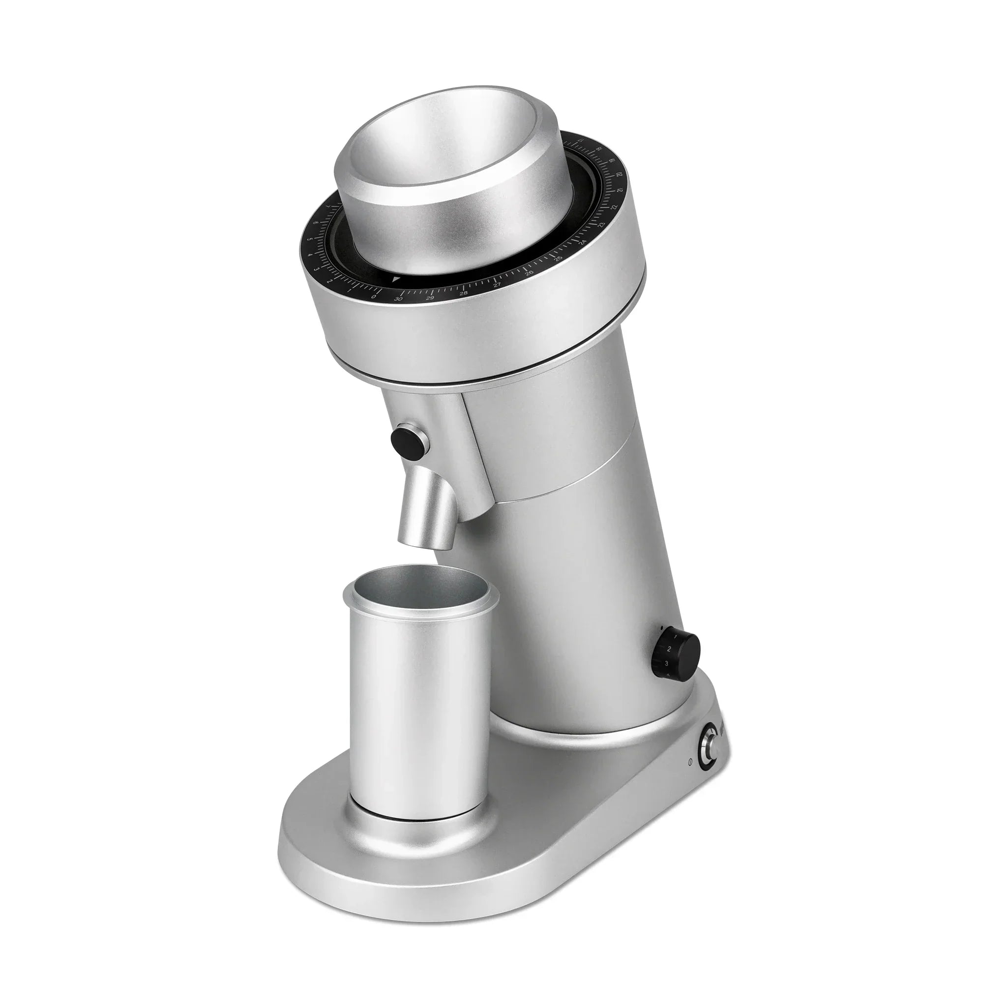 WPM ZP1 Single Dose Grinder showcasing sleek design and precision engineering for café-quality coffee.